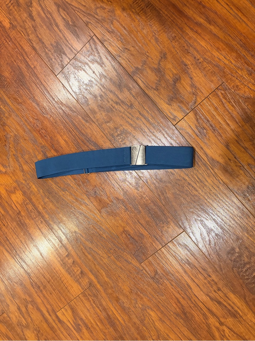 Kerrits Blue Stretch Belt with Metal Buckle